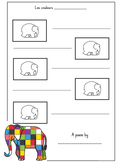 The Colours of Elmer Poem Template