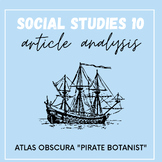 The Columbian Exchange - "Pirate Botanist" Article Analysis