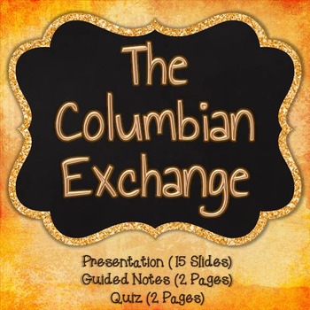 Preview of The Columbian Exchange Unit