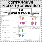 The Commutative Property of Addition Worksheets