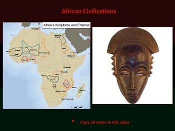 Preview of The Complete African Civilizations & Trading States PowerPoint Unit