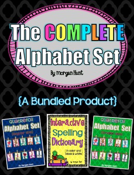 Preview of The Complete Alphabet Set {A Bundled Product}