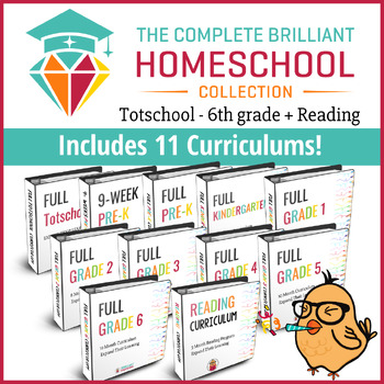 Preview of The Complete Brilliant Homeschool Collection - Homeschool Curriculum Bundle