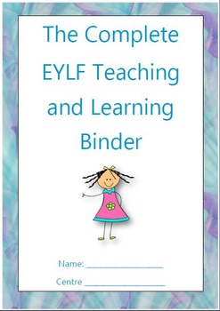 Preview of The Complete EYLF Teaching and Learning Binder (Upgraded)