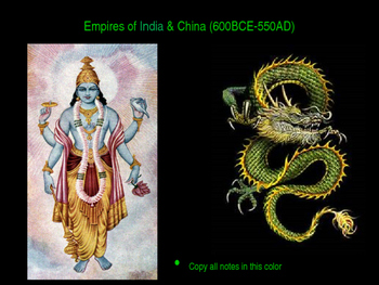 Preview of The Complete Empires of India & China (600BCE-550AD) PowerPoint Unit