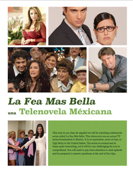 Preview of The Complete La Fea Más Bella (Spanish telenovela comprehension)