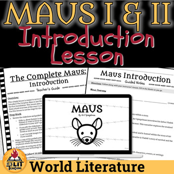Preview of The Complete Maus by Art Spiegelman Introduction Lesson | Slideshow & Notes