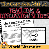 The Complete Maus by Art Spiegelman Teaching & Discussion 