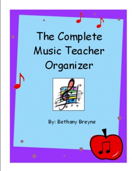 Preview of The Complete Music Teacher Organizer