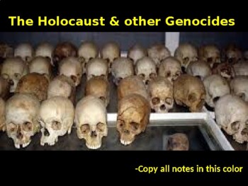 Preview of The Complete NAZI Holocaust & Genocides Abroad Unit