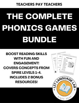 Preview of The Complete Phonics Games Bundle