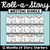 Roll-a-Story | Story Starter Writing Activity | 12-Month Bundle