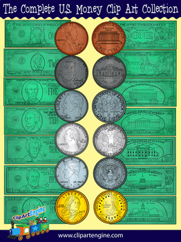 Preview of The Complete U.S. Money Clip Art Collection