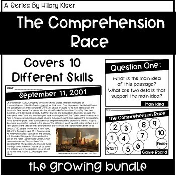 Preview of Reading Comprehension NO PREP Activities for Informational Text