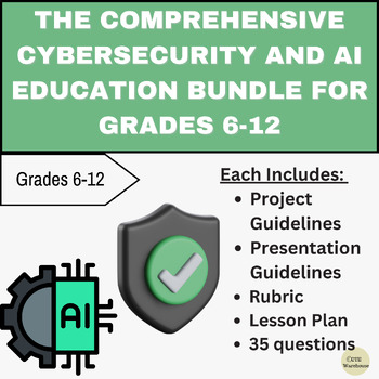 Preview of The Comprehensive Cybersecurity and AI Education Bundle for Grades 6-12