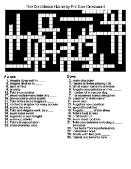 The Confidence Game by Pat Carr Crossword Word Search by Lonnie Jones
