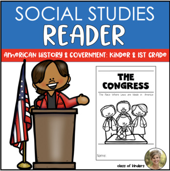 Preview of The Congress American Government Reader for Kindergarten & First Social Studies