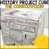 The Constitution 3D Project Cube *History Craftivity* Bill