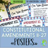 The Constitution Amendments 11-27 Paraphrased POSTERS