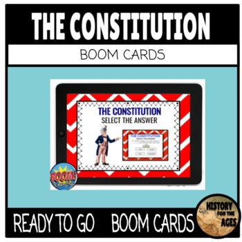 Preview of The Constitution: BOOM CARDS:Google 