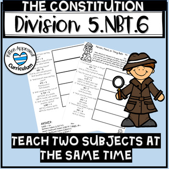 Preview of US Constitution Division 5.NBT.6 Practice