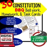 The Constitution DBQ, Document Based Questions Bellringers