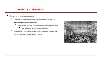 Preview of The Constitution Explained - Interactive PowerPoints with Fill-in Notes
