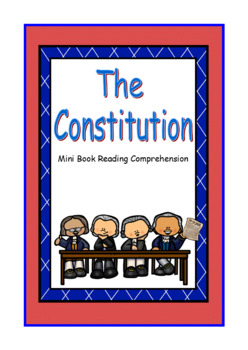 Preview of The Constitution Mini Book Reading Comprehension