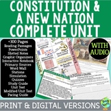 The Constitution & New Nation Unit- Lessons - Activities -