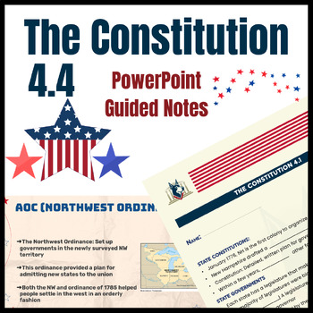 Preview of The Constitution: Preamble, Articles, Amendments | Guided Notes & PowerPoint
