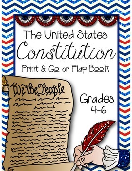 the constitution print go or flap book by free to