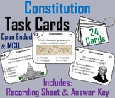 US Constitution Task Cards Activity (Civics: American Gove