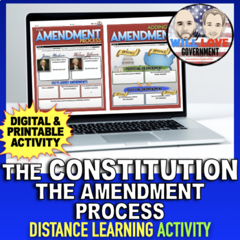 Preview of The Constitution | The Amendment Process | Digital Learning Activity