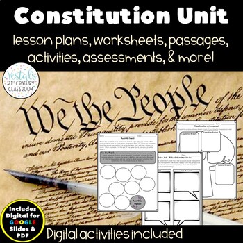 Preview of The Constitution Unit {Digital & PDF Included}