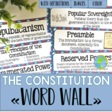 The Constitution Word Wall