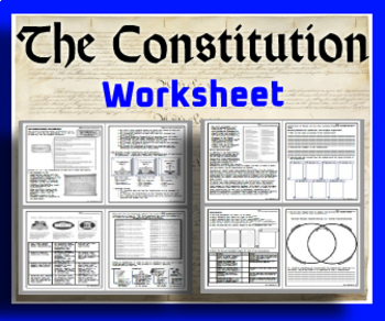 Preview of The Constitution Worksheet