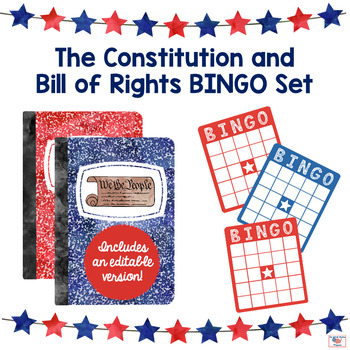 Preview of The Constitution and Bill of Rights BINGO