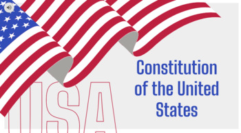 Preview of The Constitution of the United States Lesson - Celebrate Freedom Week resource