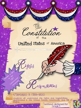 Preview of The Constitution of the United States: Rights and Responsibilities