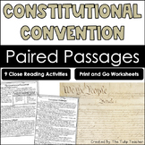 The Constitutional Convention Reading Comprehension Paired