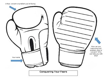 Preview of The Contender Conquering Fears Activity