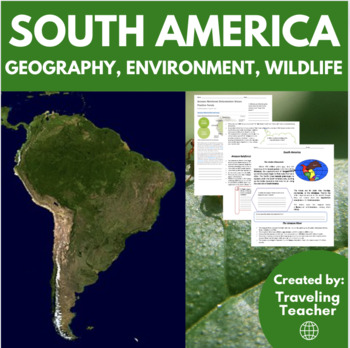 Preview of The Continent of South American: Readings on  Geography, Environment, Wildlife