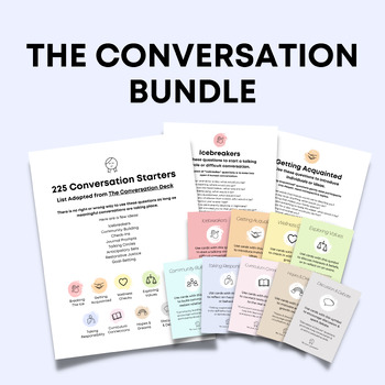 Preview of The Conversation Bundle