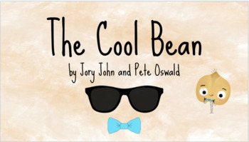 Preview of The Cool Bean - Book Study & Reading Comprehension - Virtual Literacy