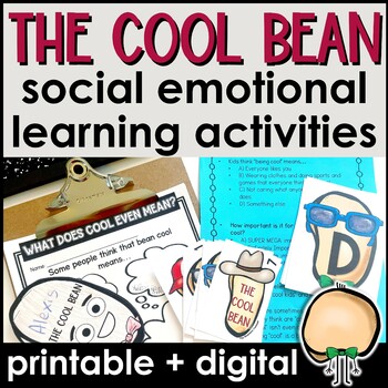 Preview of The Cool Bean Lesson and Activities for Social Emotional Learning