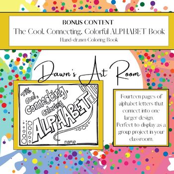 Preview of The Cool, Connecting, Coloring Alphabet Book