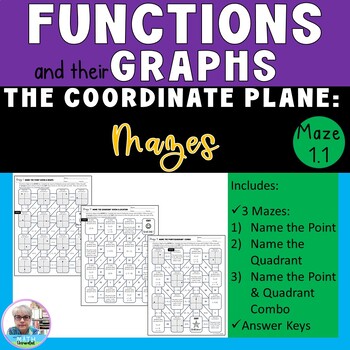 Preview of The Coordinate Plane | MAZE Activity Set