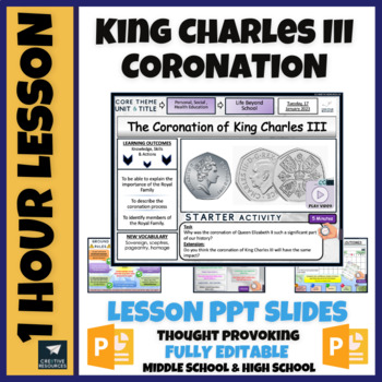 Preview of The Coronation of King Charles III Lesson