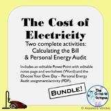 The Cost of Electricity - Bundle - Lesson & Activity