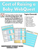 The Cost of Raising a Baby WebQuest * Independent Work * R